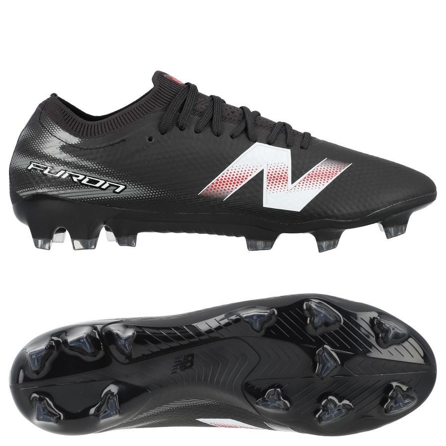 New Balance Furon Elite FG V8 Firm Ground - Black /White /Red
