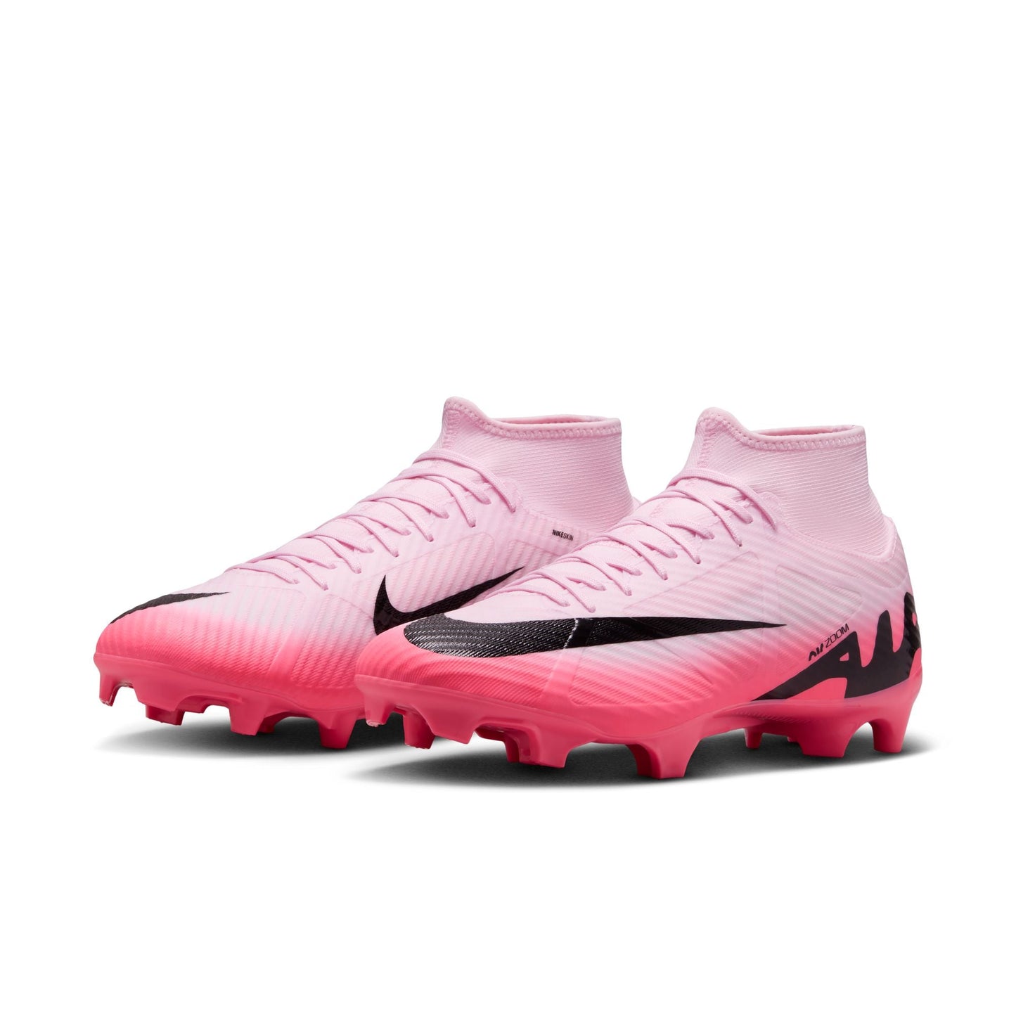 Nike Air Zoom Mercurial Superfly 9 Academy Firm Ground FG/MG Soccer Cleat - Pink Foam