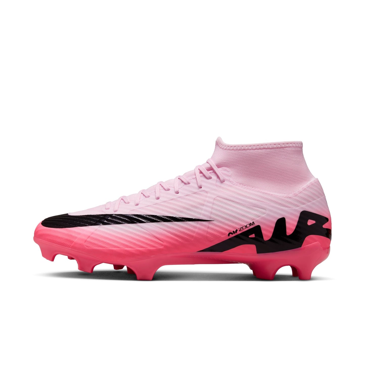 Nike Air Zoom Mercurial Superfly 9 Academy Firm Ground FG/MG Soccer Cleat - Pink Foam