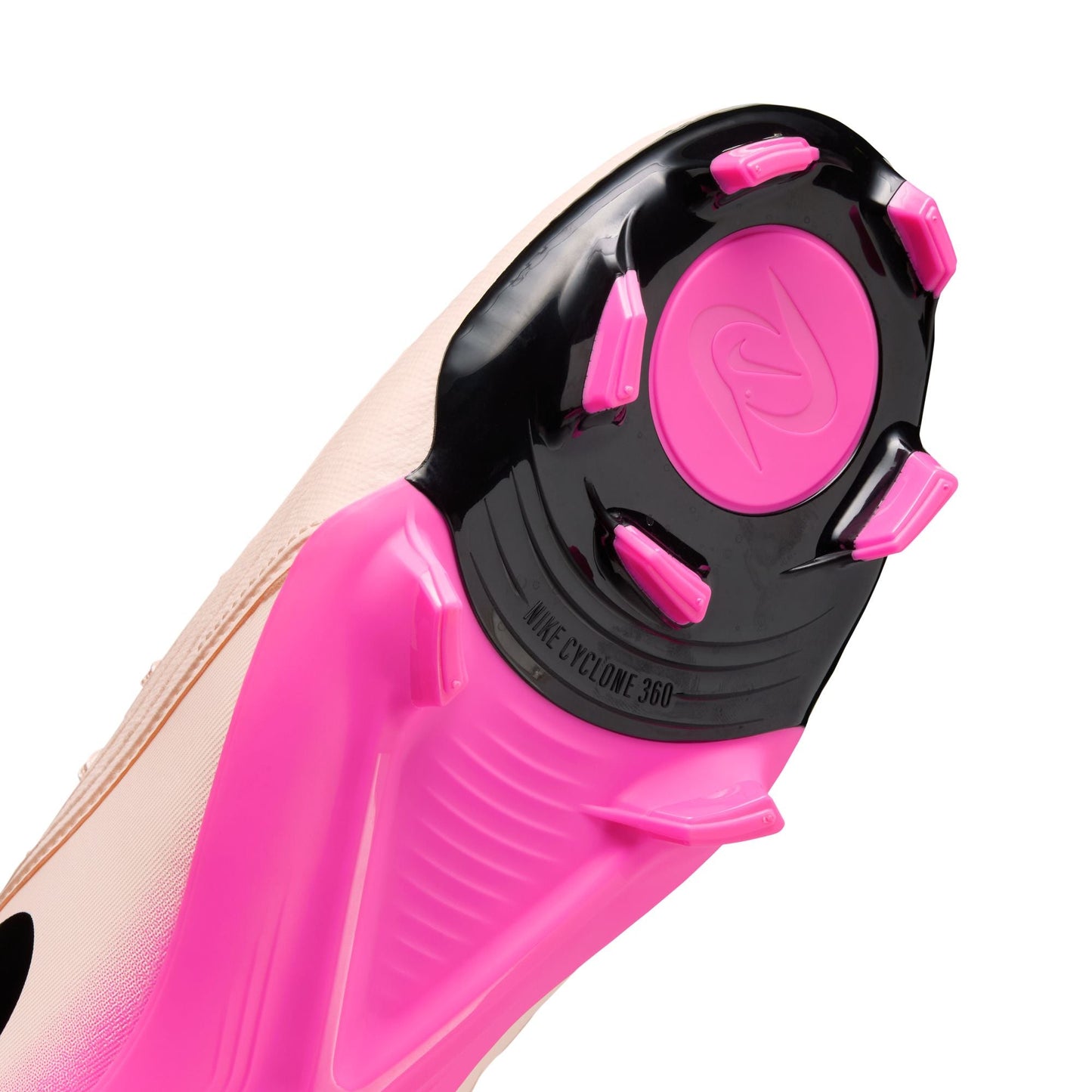 Nike Phantom GX 2 Academy FG Firm Ground Soccer Cleats- Crimson Tint/Black/Pink Blast