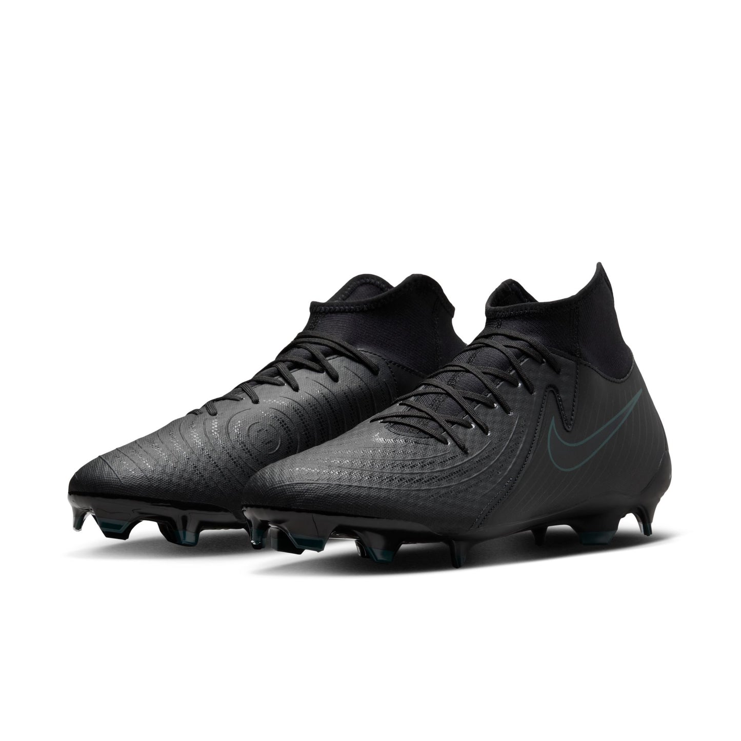 Nike Phantom Luna II Academy FG Firm Ground Soccer Cleat - Black/Black