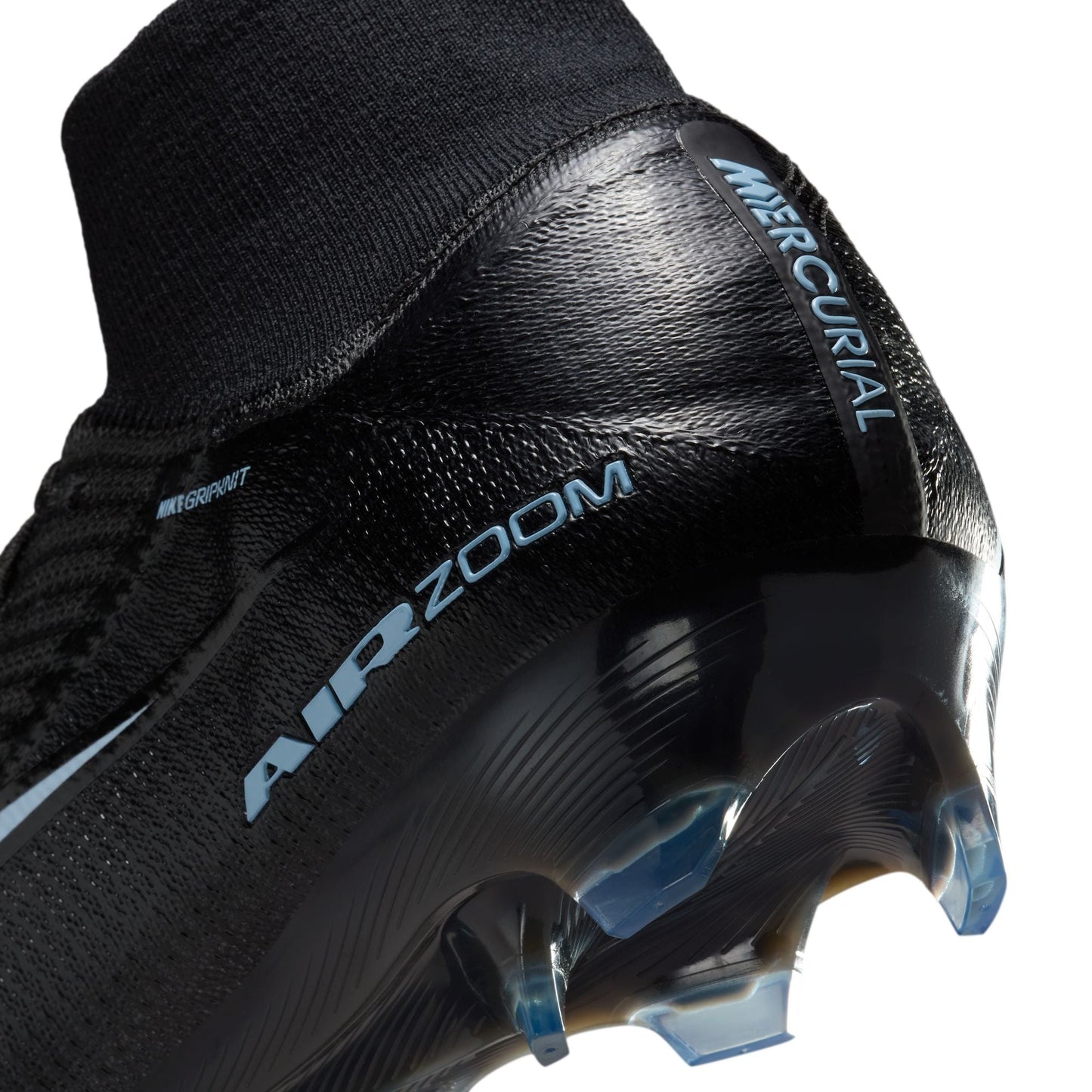 Nike Air Zoom Mercurial Superfly 10 Elite FG Firm Ground Soccer Cleat -Black/Ice Blue