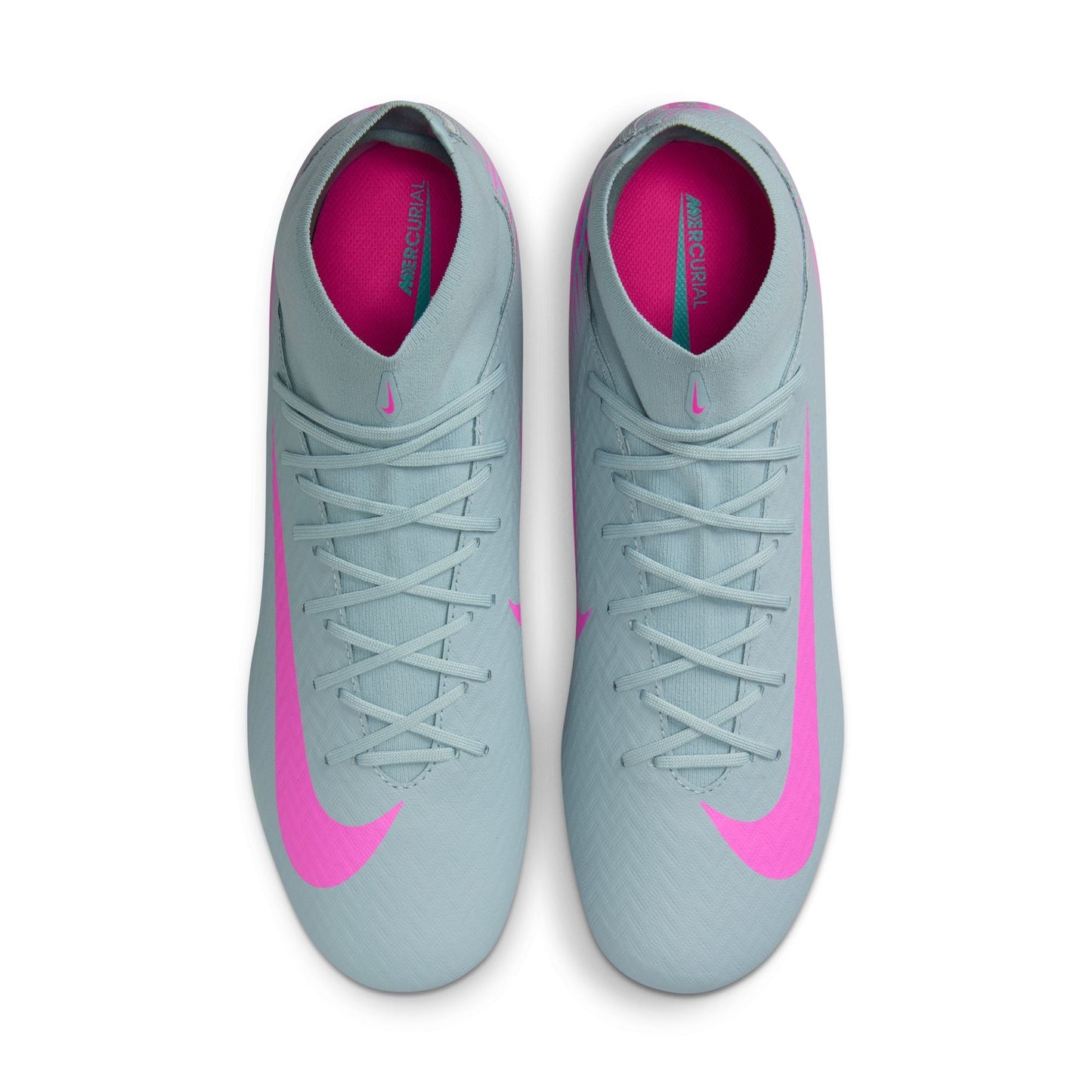 Nike Air Zoom Mercurial Superfly 10 Academy FG Firm Ground Soccer Cleats - Ocean Cube/Pink Blast