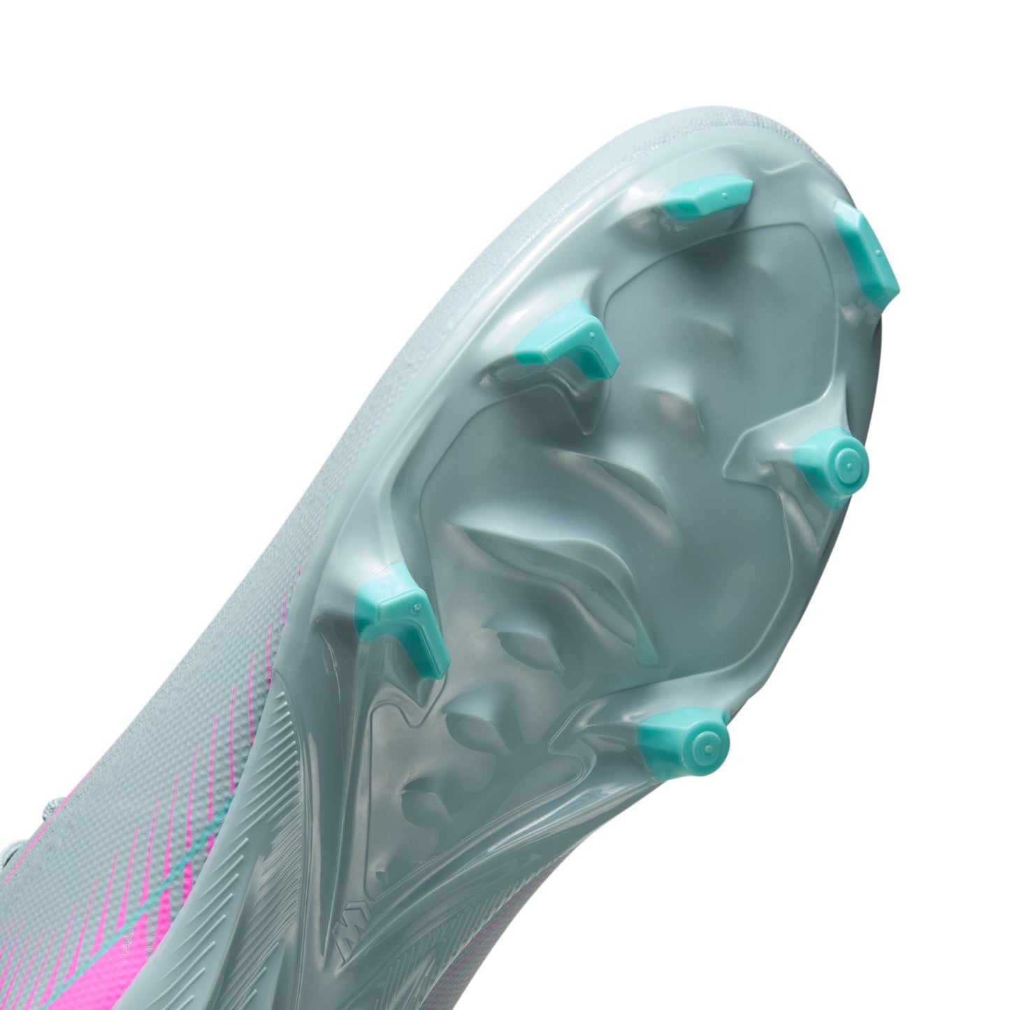 Nike Air Zoom Mercurial Superfly 10 Academy FG Firm Ground Soccer Cleats - Ocean Cube/Pink Blast