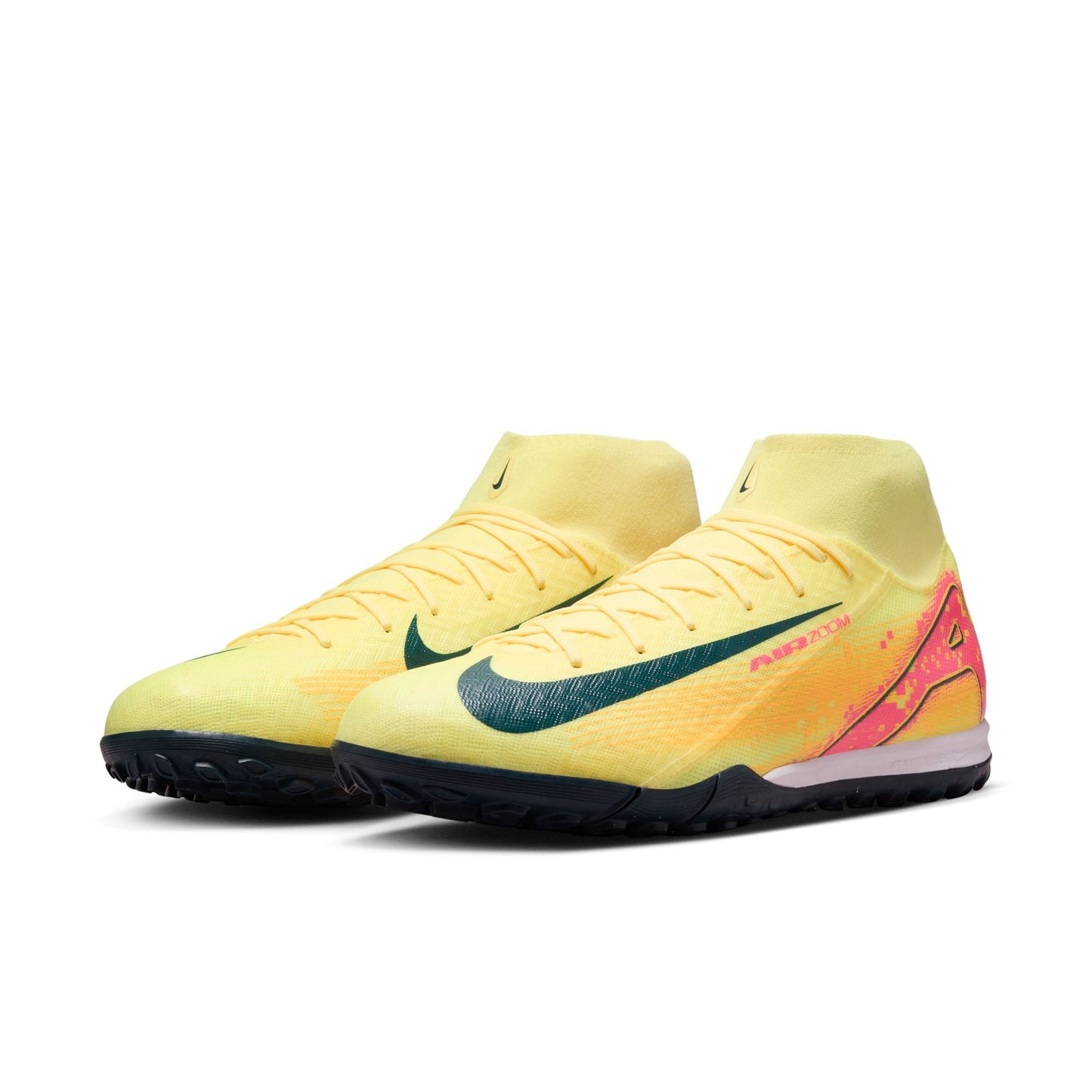 Nike Zoom Mercurial Superfly 10 Academy TF Turf Soccer Shoes- Laser Orange/ Armony Navy