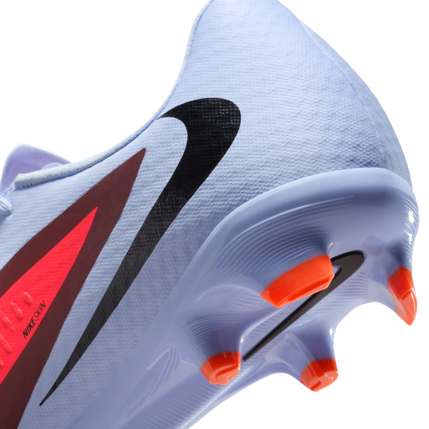 Nike Phantom 6 Low Academy FG/MG Soccer Cleat - Royal Tint/ Bright Crimson