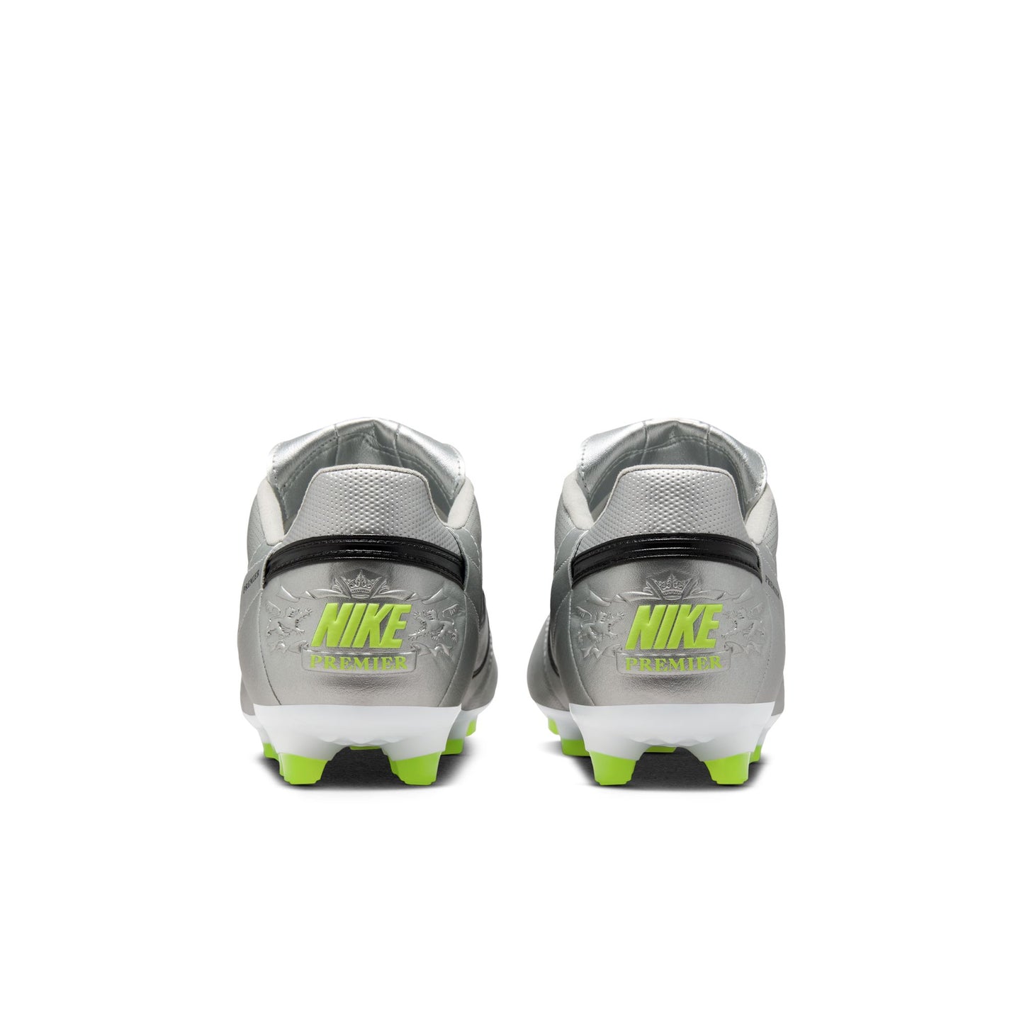 Nike Premier III FG Firm Ground Soccer Cleat - Metallic Silver/ Black Volt