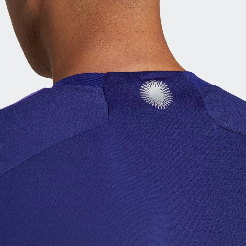 Men's Replica adidas Messi Argentina Away Jersey 2022