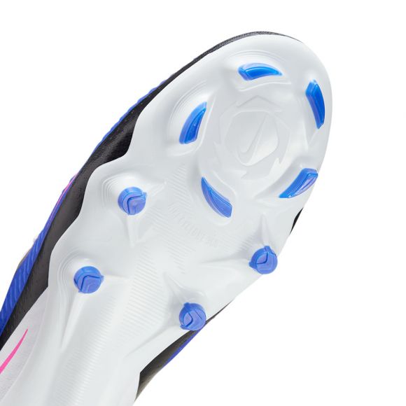 Nike Phantom 6 Low Academy FG Firm Ground Soccer Cleats- Racer Blue/Pink Blast-White