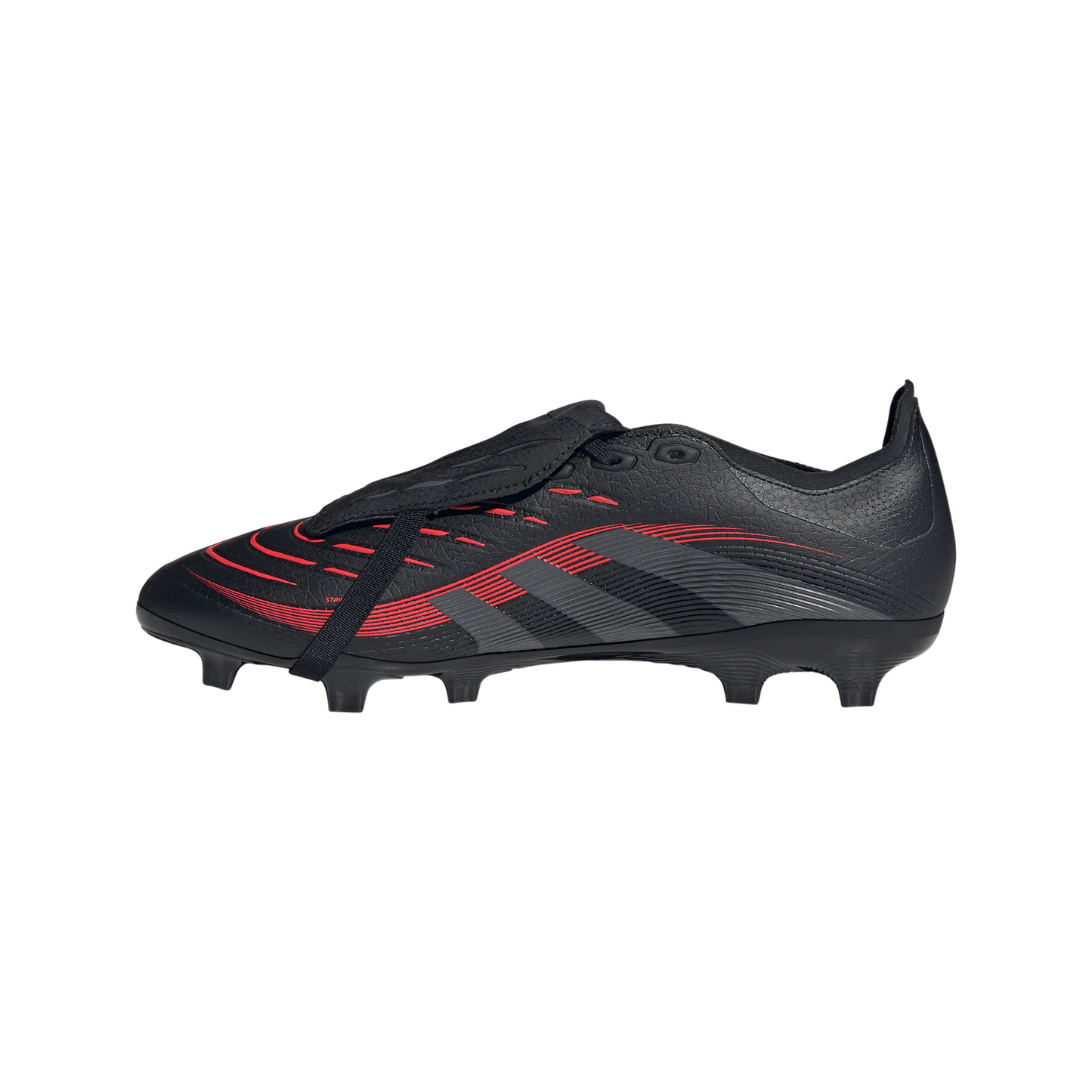 adidas Predator League FT FG Firm Ground Soccer Cleat - Black/Grefou/ Lucred