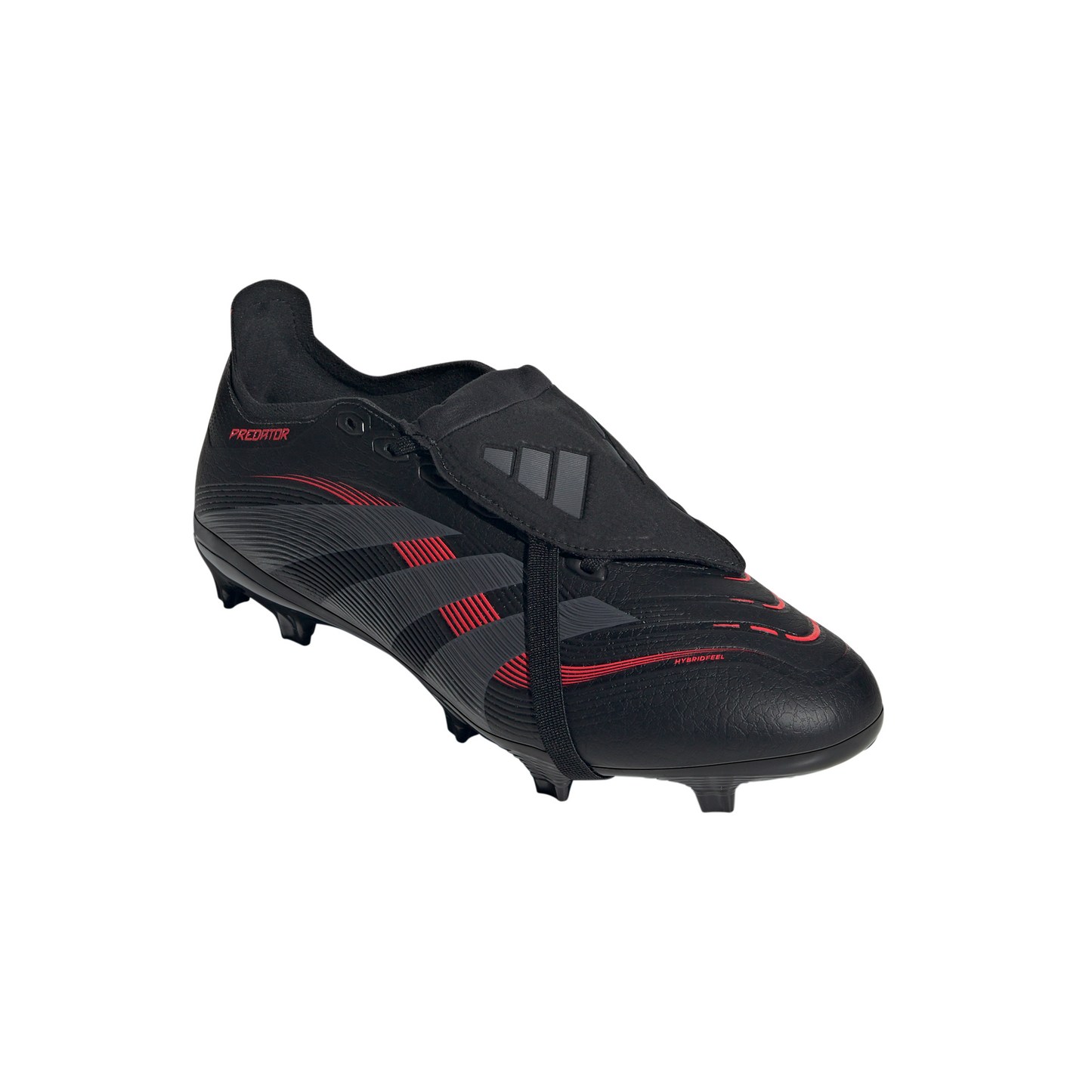 adidas Predator League FT FG Firm Ground Soccer Cleat - Black/Grefou/ Lucred