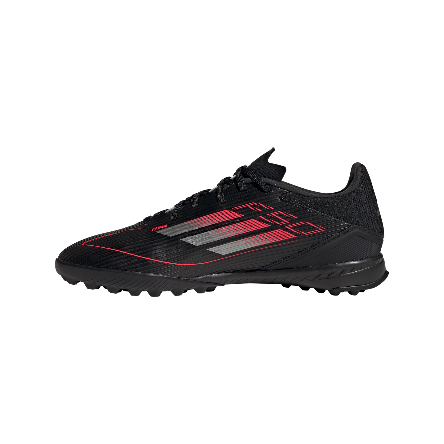 Adidas F50 Club turf junior soccer shoes Cblack/Ironmt/Lucred
