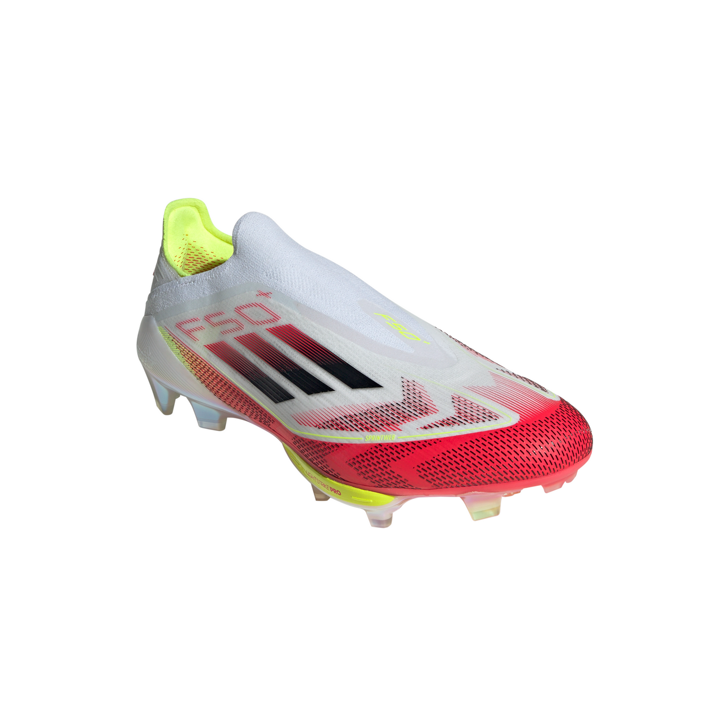 adidas F50 + FG Firm Ground Soccer Cleat - White/ Black