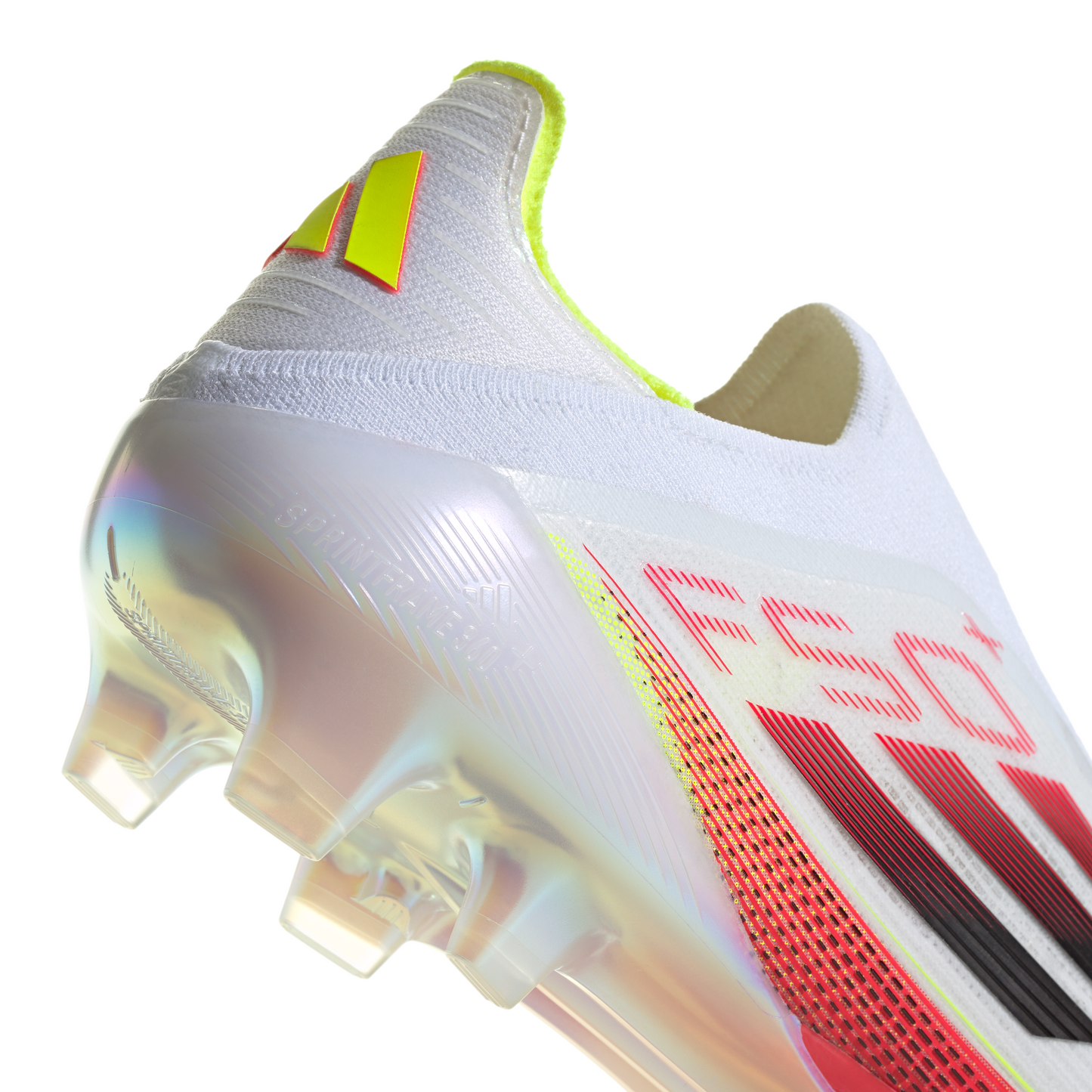 adidas F50 + FG Firm Ground Soccer Cleat - White/ Black