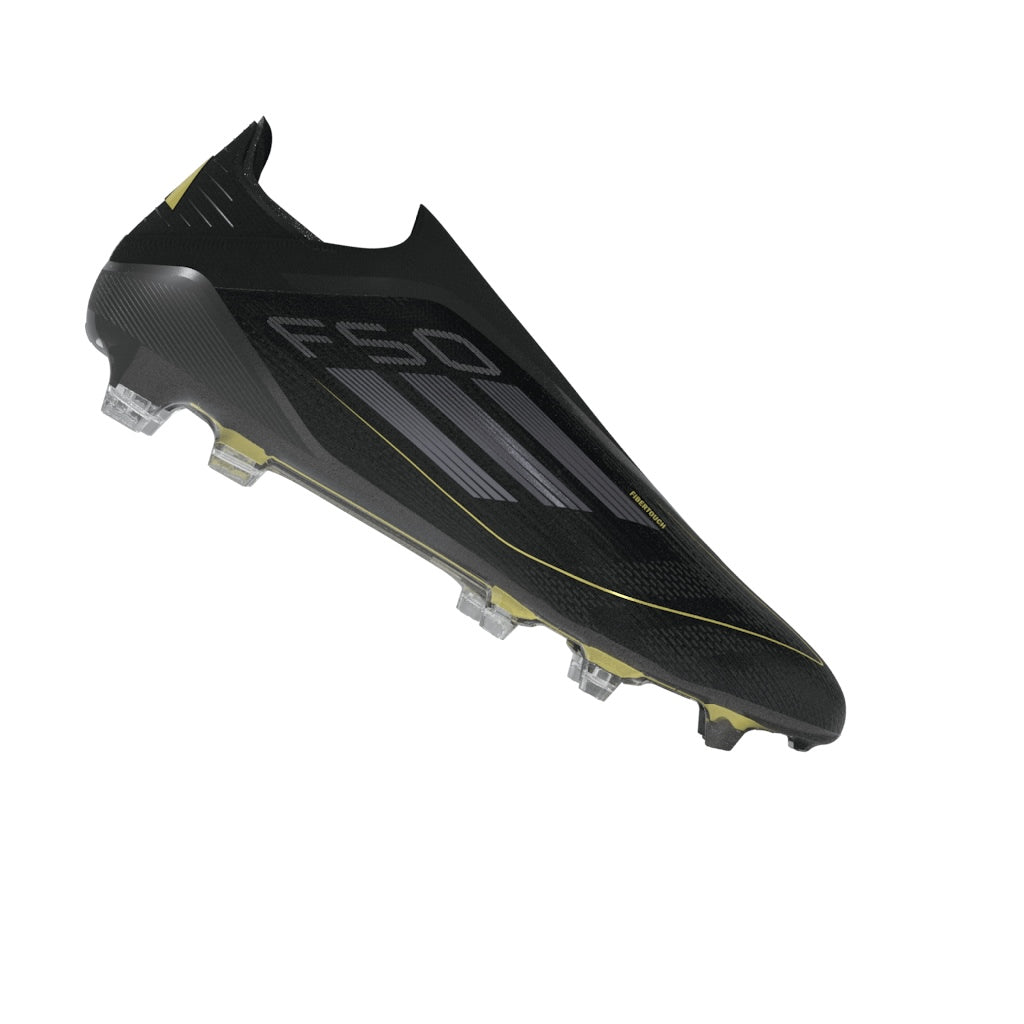 adidas F50 Elite FG- Core Black / Iron Metallic / Gold Metallic