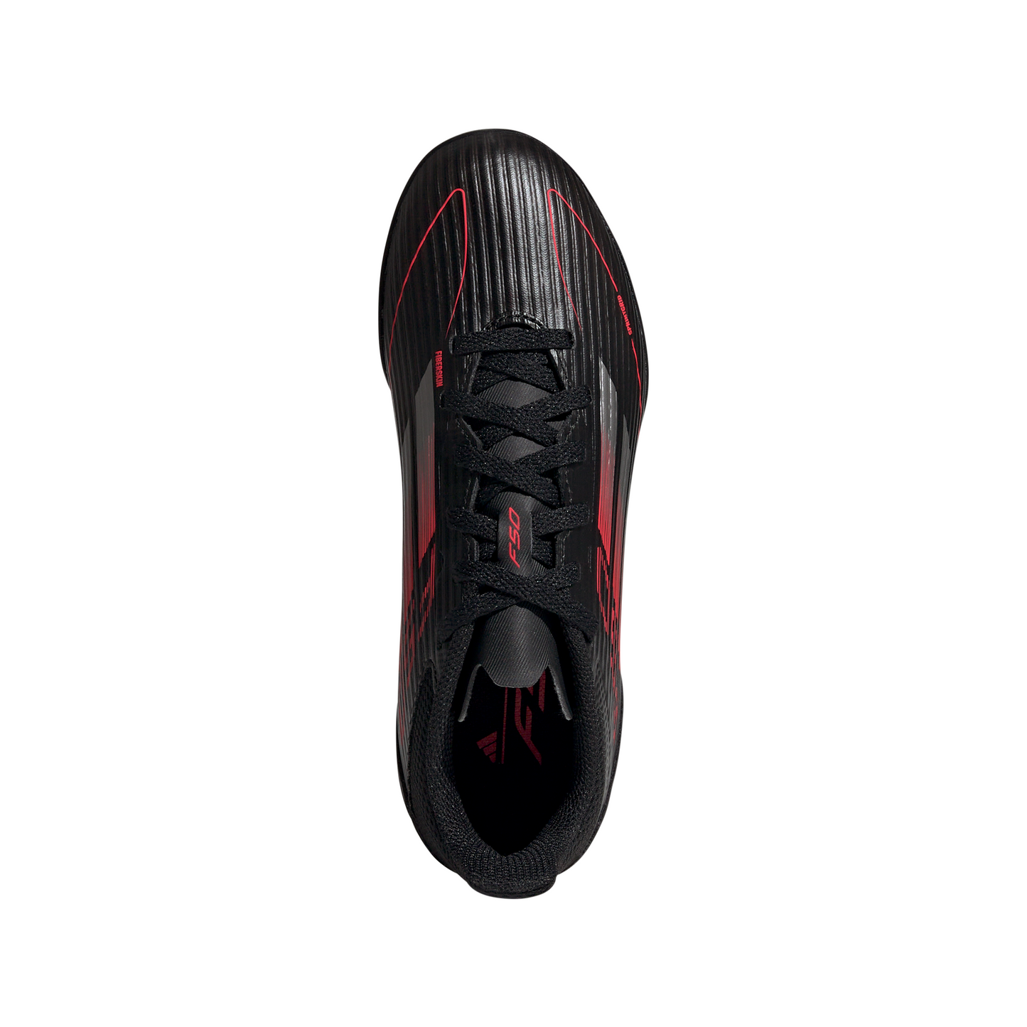 adidas F50 League TF Turf Junior - core black/iron met/lucid red