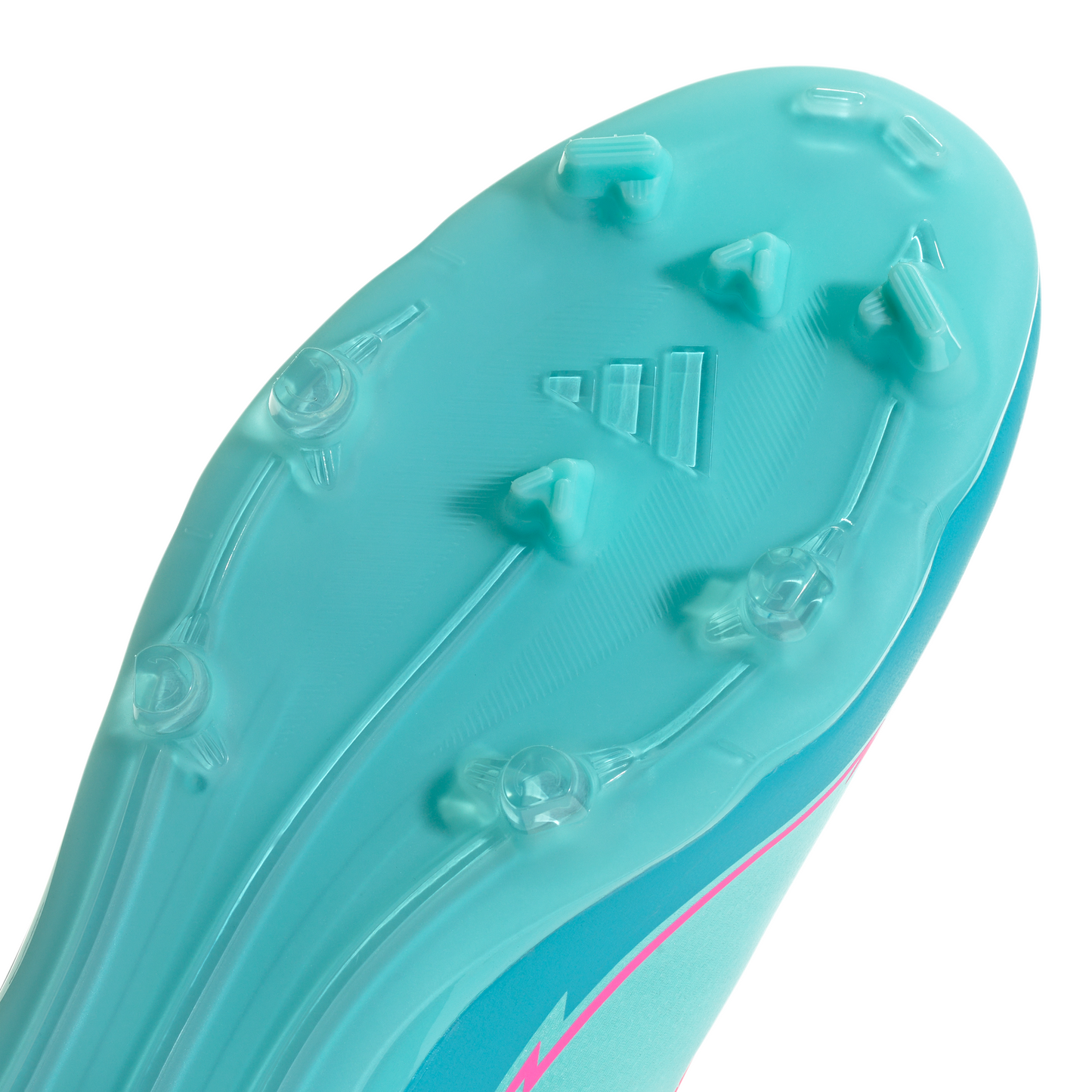 adidas Messi F50 League FG Firm Ground Soccer Cleats- Flash Aqua/ Lucid Pink /Lucid Cyan