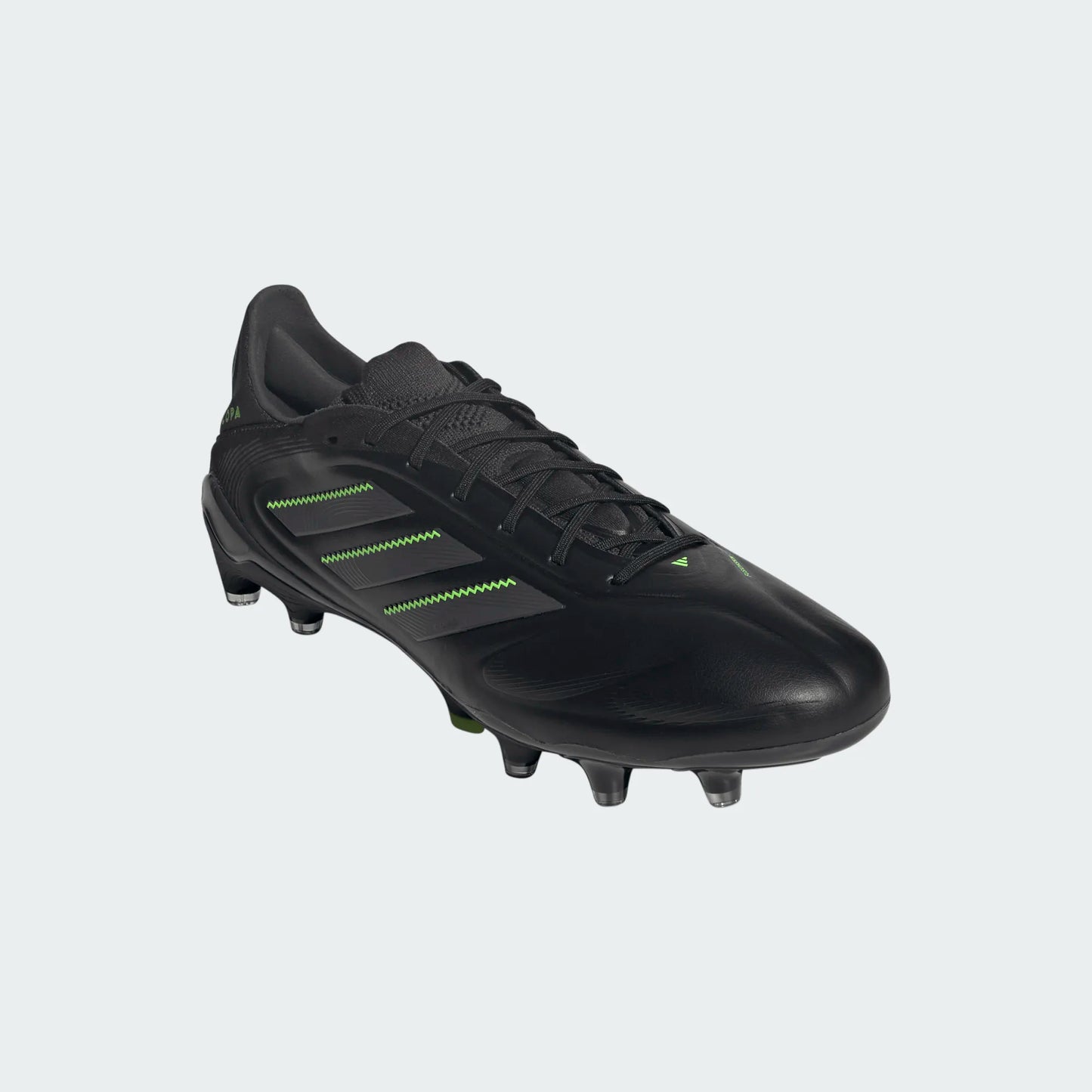adidas Copa Pure 3 Elite FG Firm Ground Soccer Cleats- Core Black /Solid Grey / Lucid Lemon