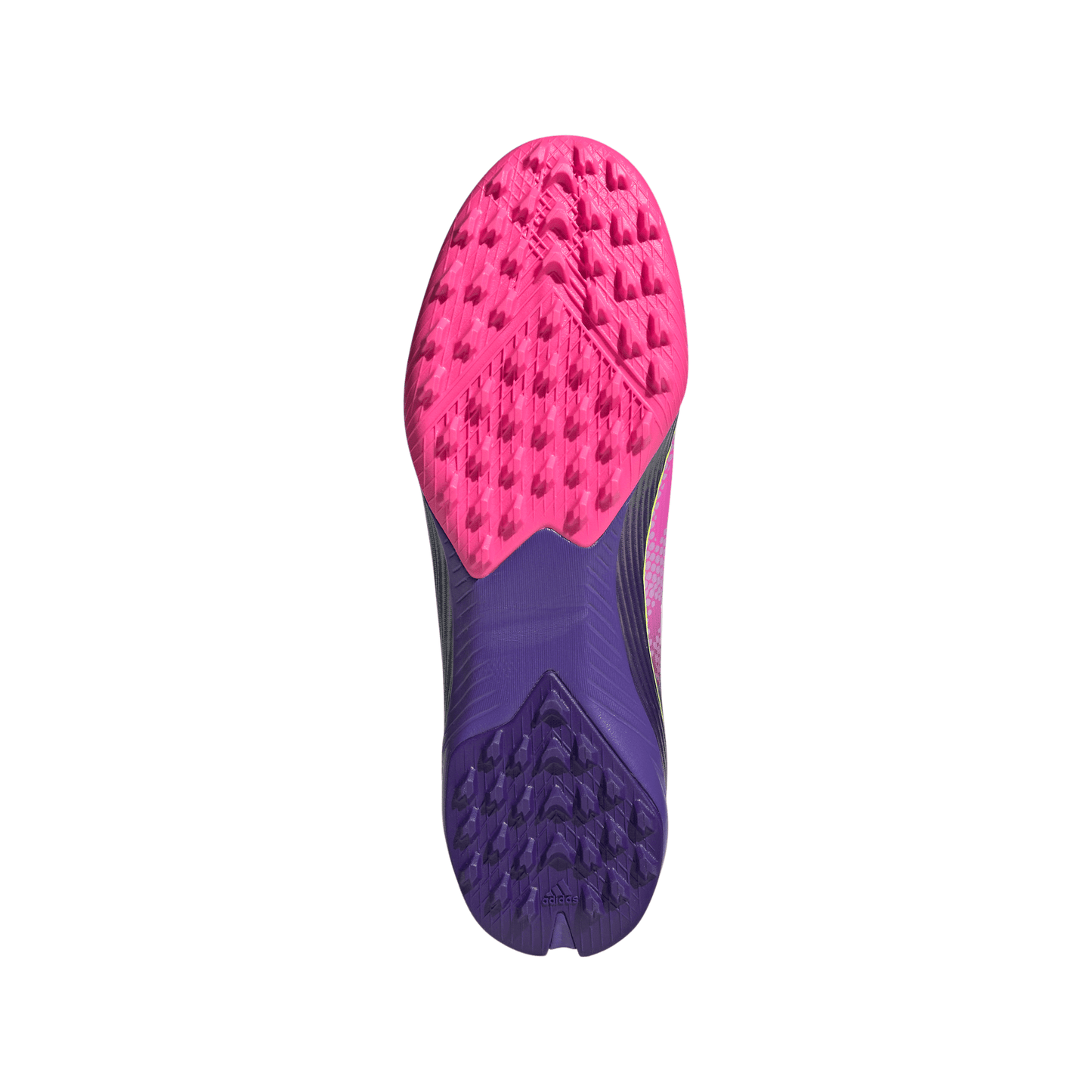 adidas F50 League LL LY Lamine Yamal TF Turf Soccer Shoes - Purple / Unity purple/ FTwr white/ Lucid Lemon