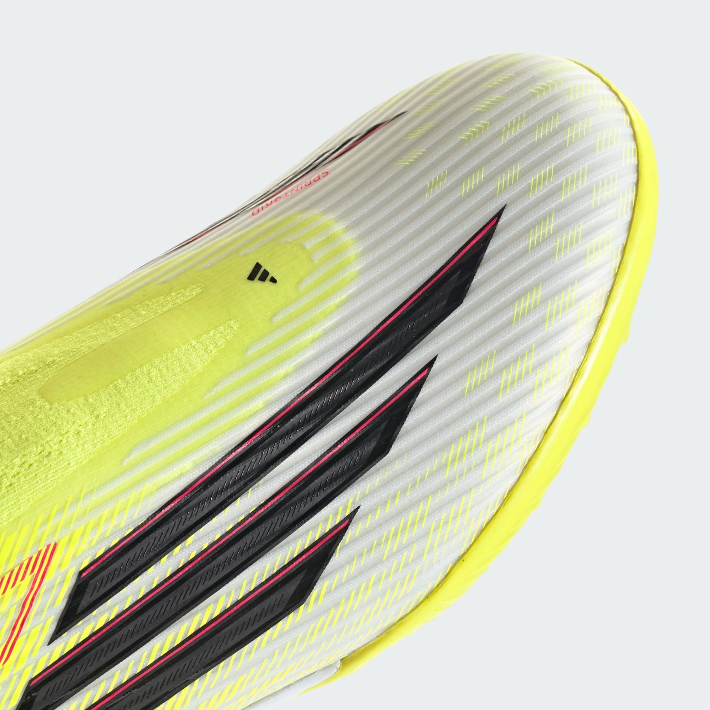 adidas F50 League Laceless TF Turf Shoes - Tesoye/ CBlack/ Lucred