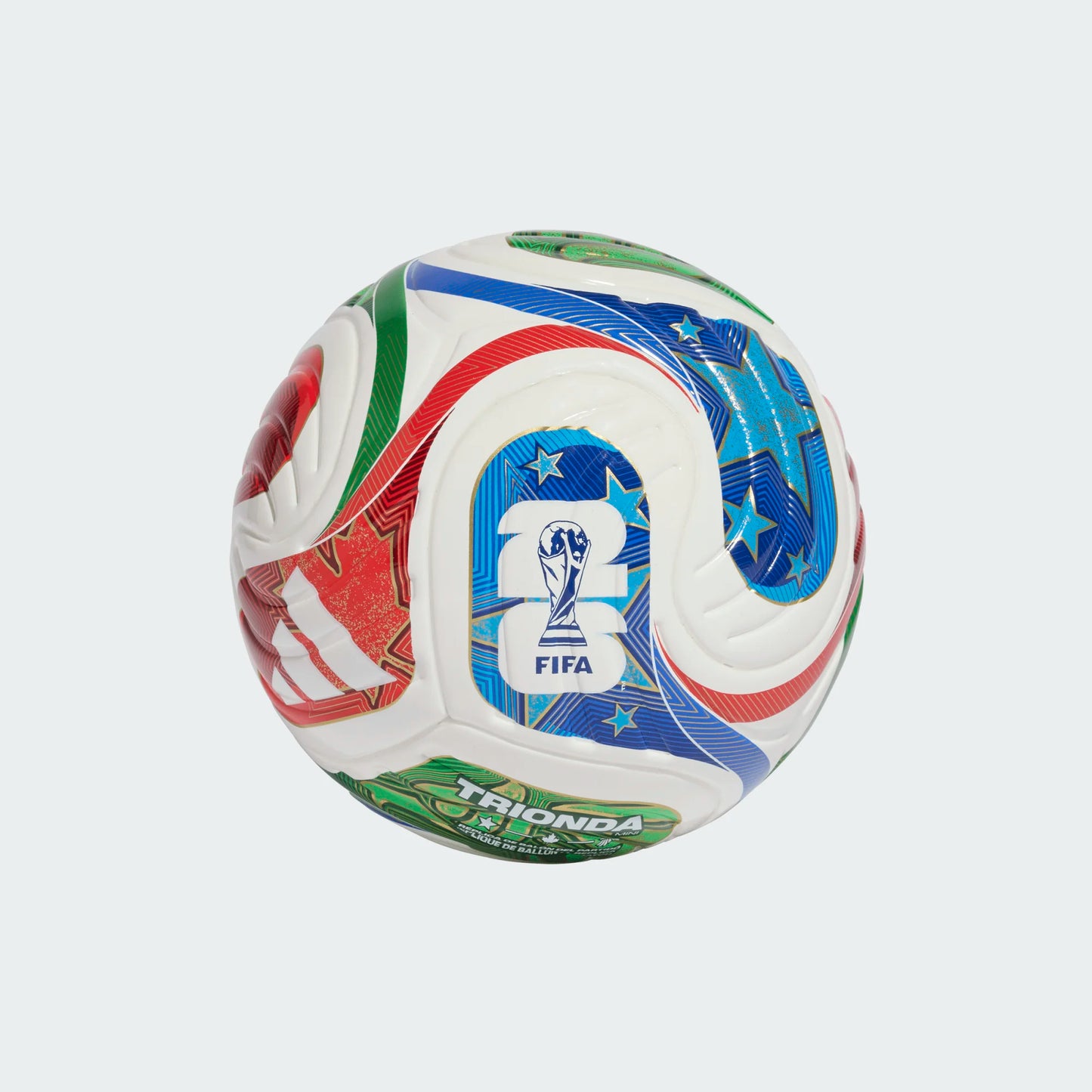 adidas FIFA World Cup 2026 Mini Soccer Ball - Team Royal/ Solar Blue/ Power Red