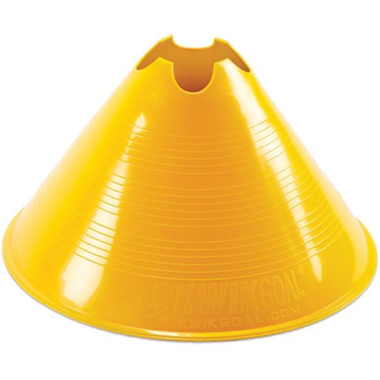 Jumbo Disc Cones - Yellow (12/PK)