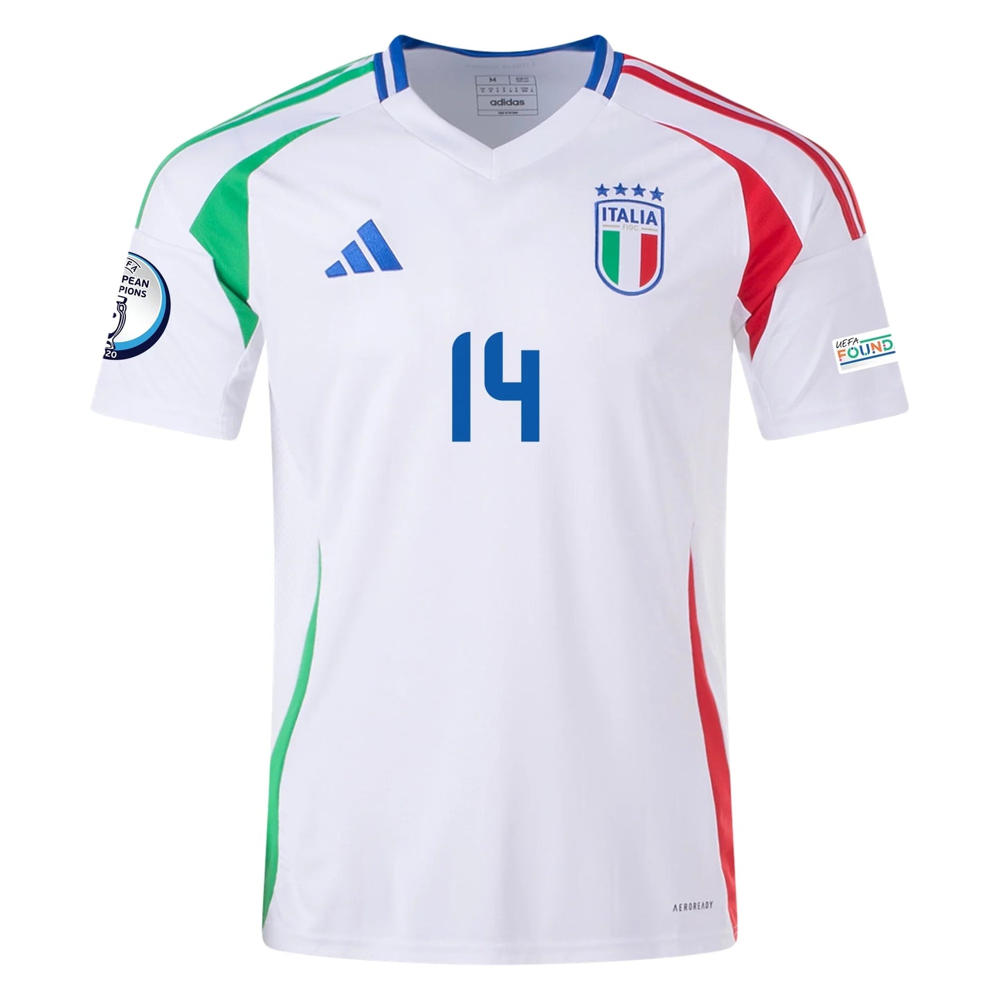 Men's Authentic Adidas Chiesa Italy Away Jersey 2024