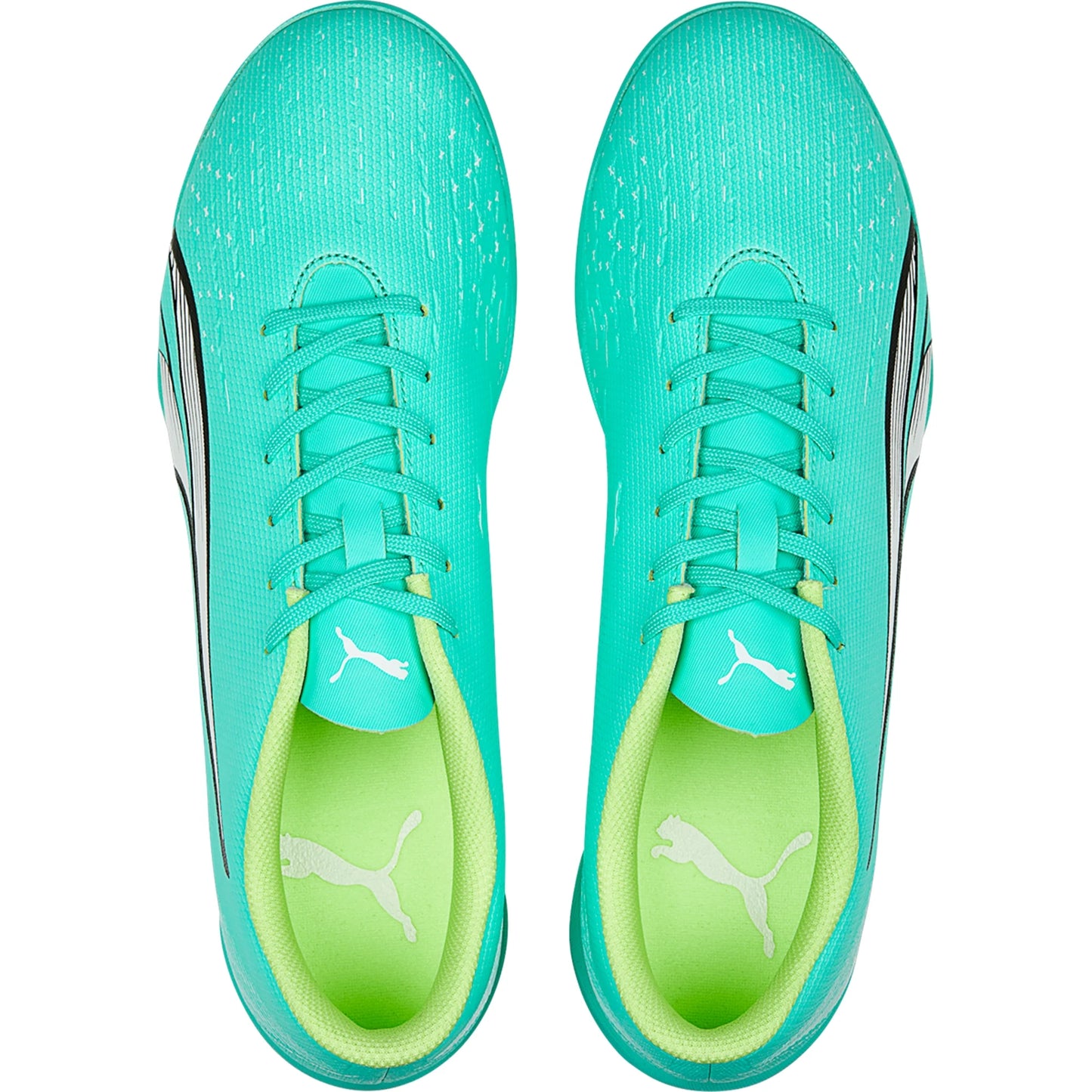 Puma Ultra Play TT Turf Soccer Cleat - Peppermint/White/Yellow