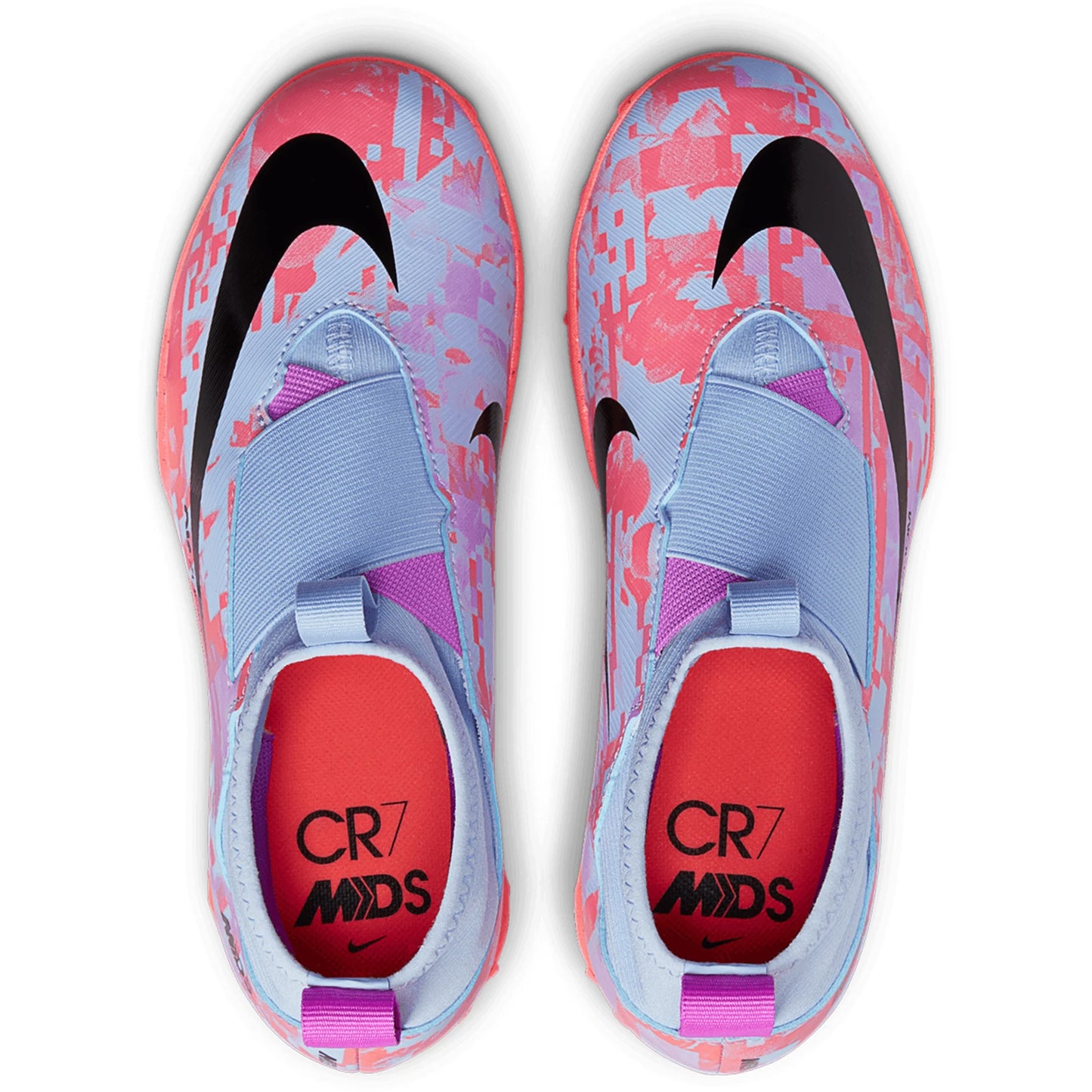 Nike Junior Zoom Mercurial Dream Speed Superfly 9 Academy TF Turf Soccer Shoes - Cobalt/Black/Fuchsia/Pink/Red Rich text editor