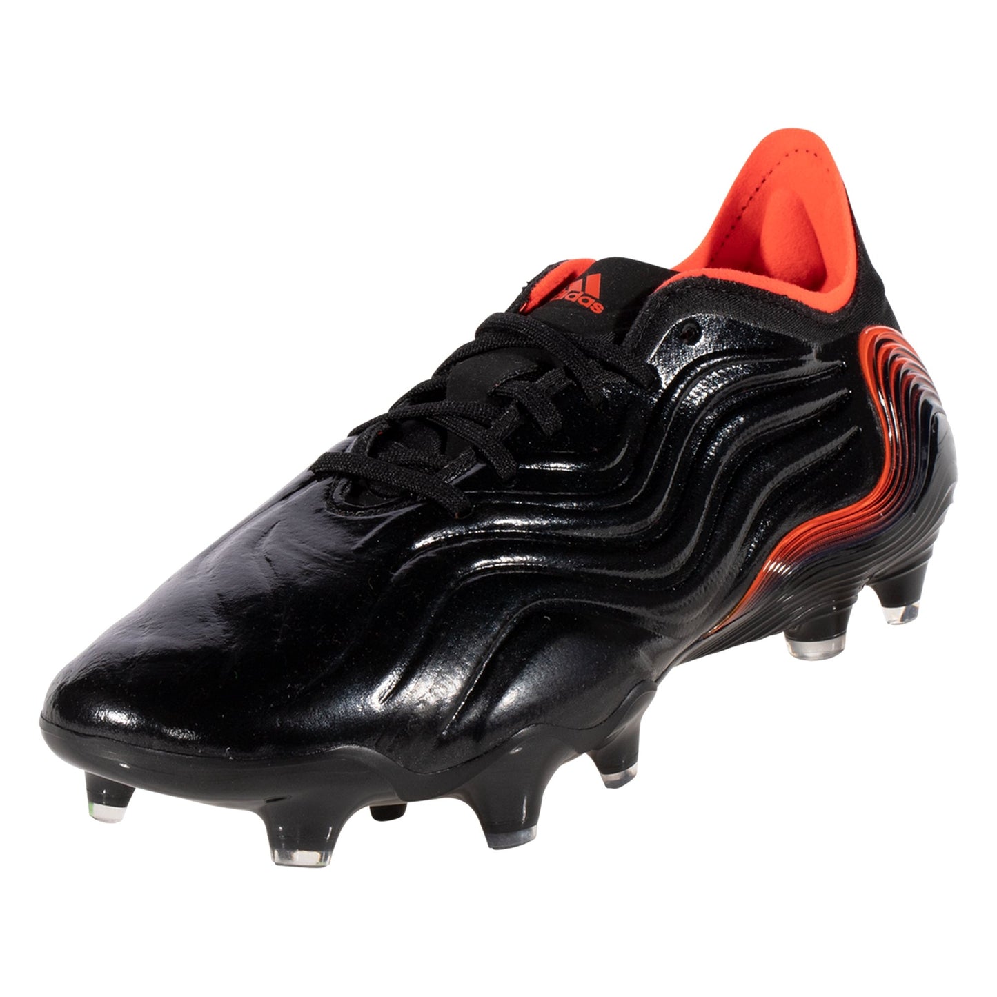 adidas Copa Sense .1 FG Firm Ground Soccer Cleat - Core Black/Solar Red/Team Solar Green