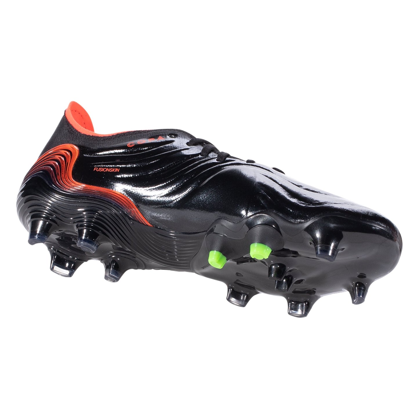 adidas Copa Sense .1 FG Firm Ground Soccer Cleat - Core Black/Solar Red/Team Solar Green