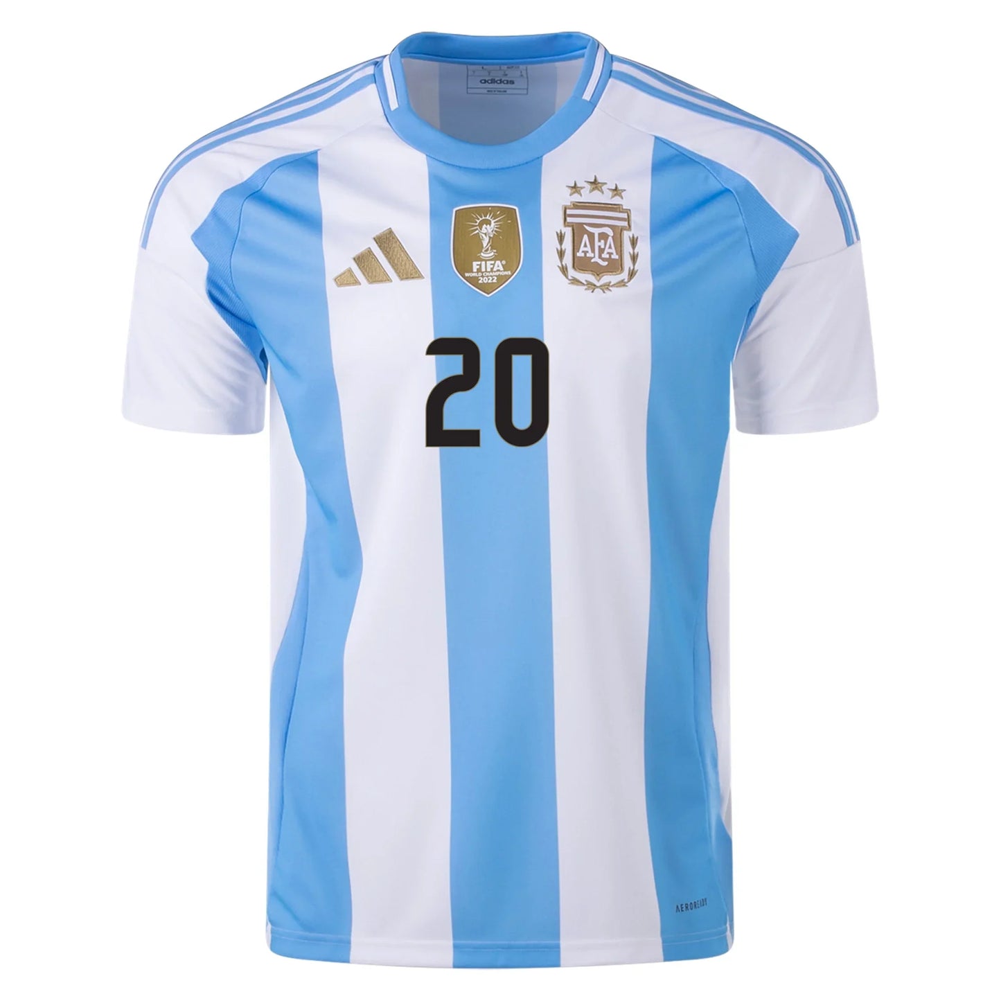 Youth Replica Adidas Mac Allister Argentina Home Jersey 2024