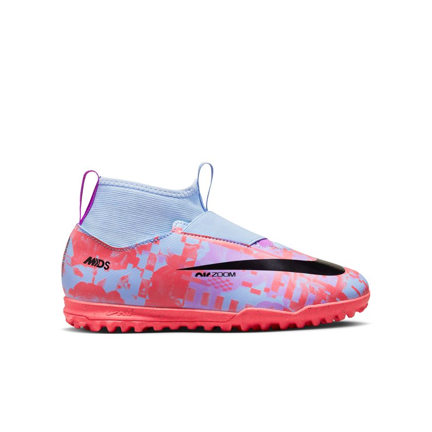 Nike Junior Zoom Mercurial Dream Speed Superfly 9 Academy TF Turf Soccer Shoes - Cobalt/Black/Fuchsia/Pink/Red Rich text editor