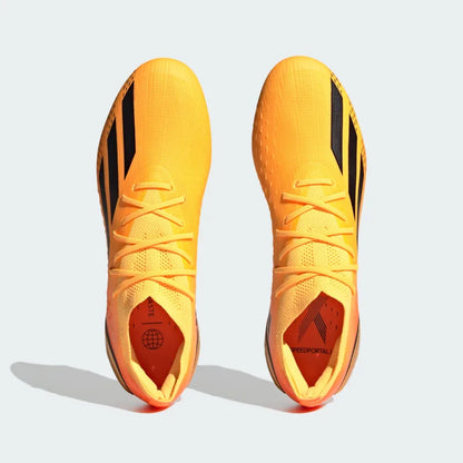 adidas X Speedportal.1 FG Firm Ground Soccer Cleats - Solar Gold / Core Black / Team Solar Orange