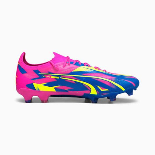 Puma Ultra Ultimate FG/AG Firm Ground Soccer Cleat - Luminous Pink-Ultra Blue-Yellow Alert