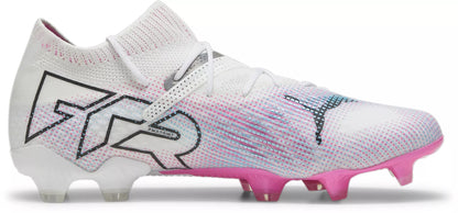 Puma Future Ultimate FG/AG- Puma White/ Puma Black/Poison Pink