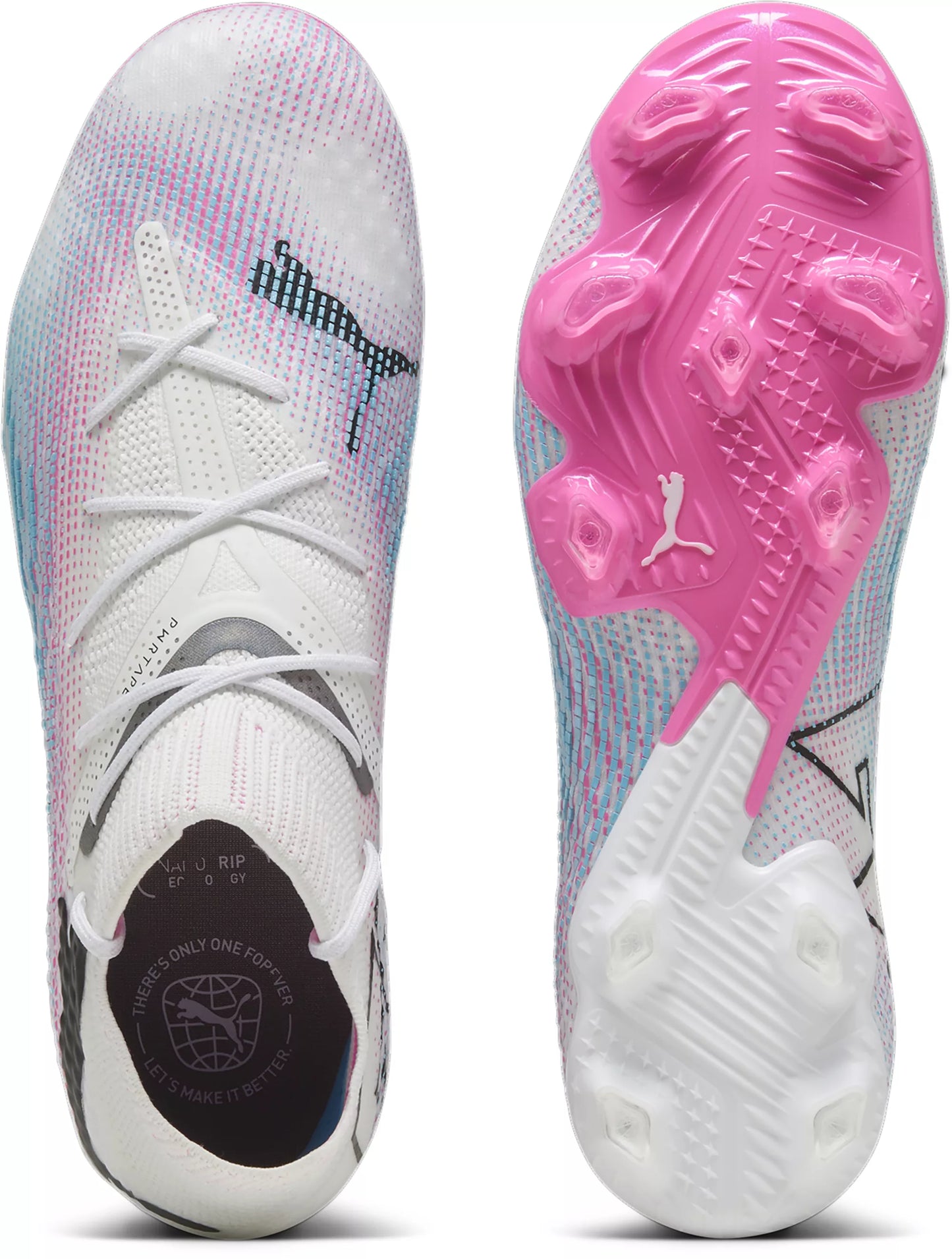 Puma Future Ultimate FG/AG- Puma White/ Puma Black/Poison Pink