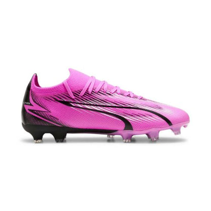 Puma Ultra Match FG/AG Firm Ground Soccer Cleat - Poison Pink/ Puma White/ Black