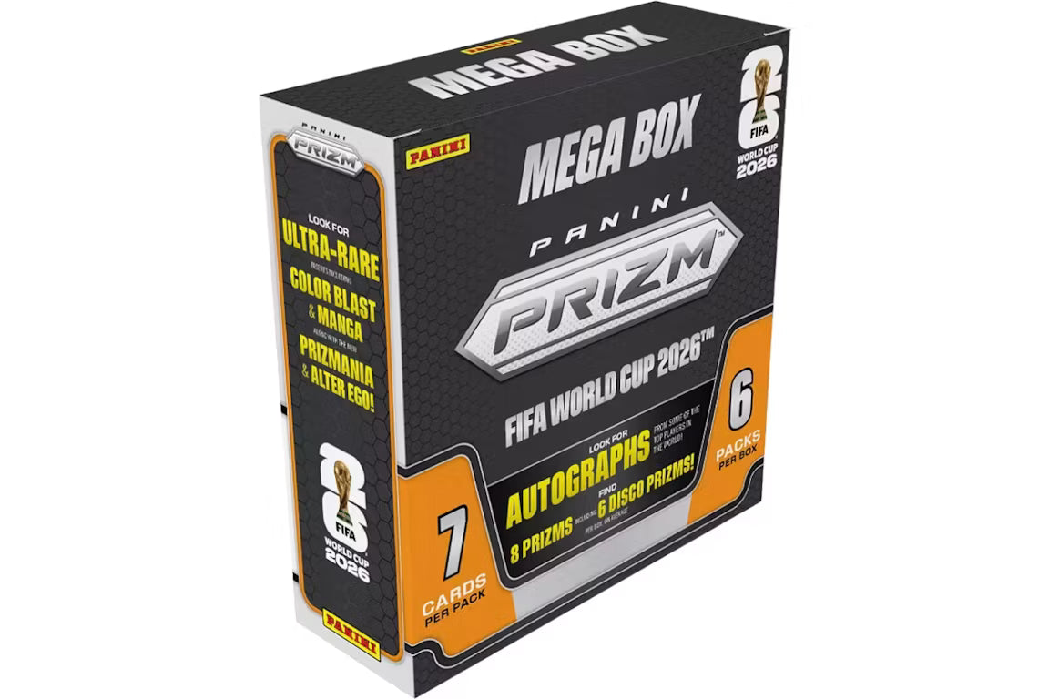 2026 Panini Prizm FIFA World Cup Mega Box (Orange Parallel)