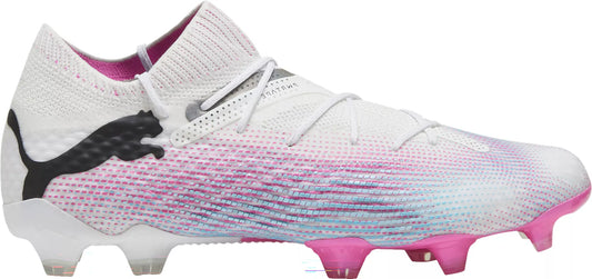 Puma Future Ultimate FG/AG- Puma White/ Puma Black/Poison Pink