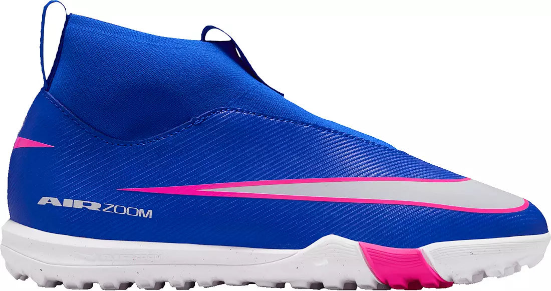 Nike Junior Superfly 10 Academy  TF Turf Soccer Shoes -Racer Blue/White