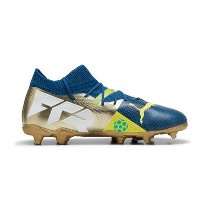 Puma Future Match BNA FG/AG Junior Firm Ground Soccer Cleat - Blue/Yellow/Green/Gold