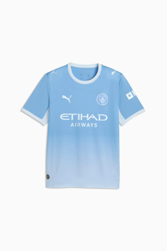 Youth's Puma Replica Manchester City Home Jerseys 2026/2027