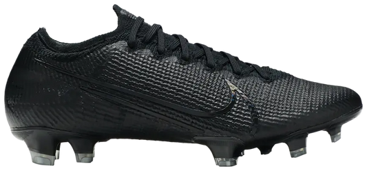 Nike Mercurial Vapor 13 Elite FG Firm Ground Soccer Cleat - Black/ Black-Matte Silver