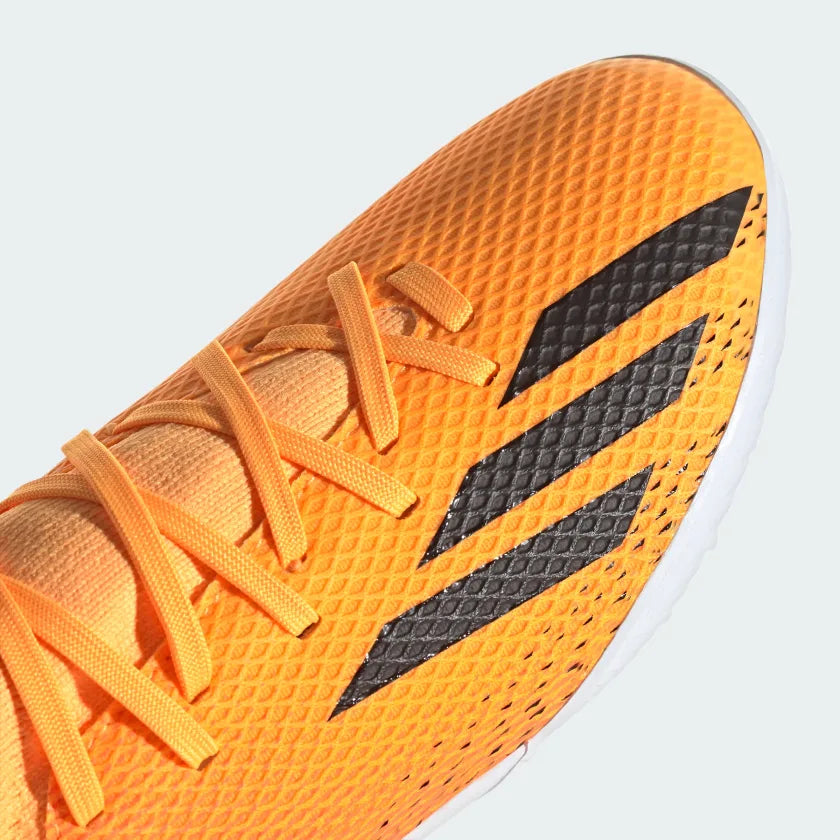 adidas X Speedportal.3 TF Junior Artificial Turf Soccer Cleats - Solar Gold / Core Black / Team Solar Orange