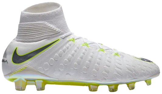 Hypervenom 3 Elite DF FG - White/ Chrome-Volt