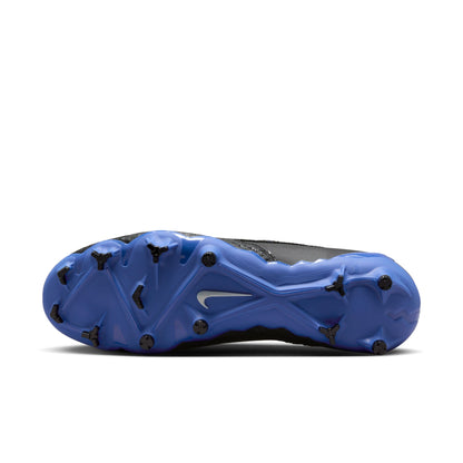 Nike Phantom GX Academy DF MG Multi Ground Soccer Cleats-Black/Chrome-Hyper Royal