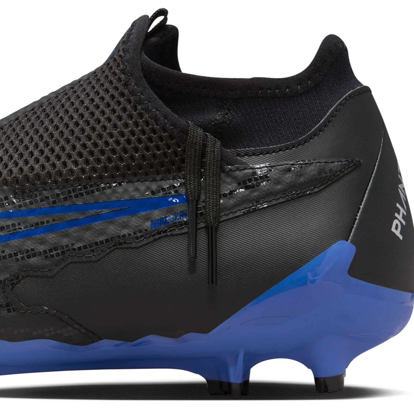 Nike Phantom GX Academy DF MG Multi Ground Soccer Cleats-Black/Chrome-Hyper Royal