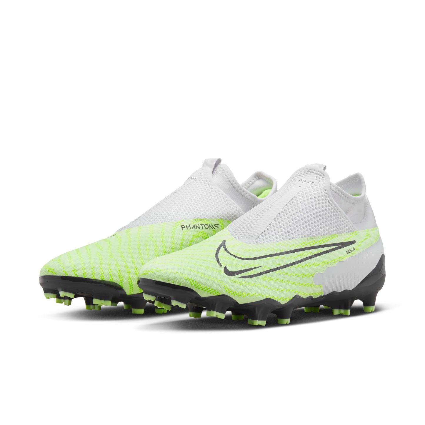 Nike Phantom GX Academy DF MG Multi Ground Soccer Cleats- Barely Volt/Gridiron Volt Discret