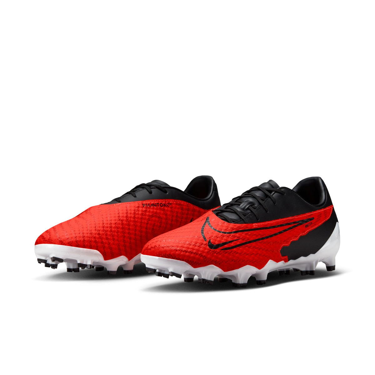 Nike Phantom GX Academy MG Multi Ground Soccer Cleats- Bright Crimson/ Black-White